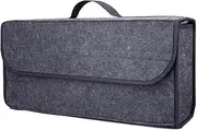 Car Boot Organiser Large Anti Slip Compartment Boot Storage Organizer Tool Car Storage Bag Car Trunk Organizer Soft Felt Storage Box