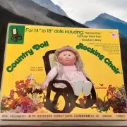 Cardinal - Cabbage Patch Kids - Country Doll - Wood & Wicker Rocking Chair(Z)