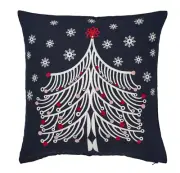 IKEA VINTERFINT Pillow Cushion Cover 50x50 cm, 20x20" Christmas Tree Blue 2024