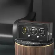 Automatic Rotation Watch Winder 3 Or 9 Watches Display Case Box Quiet Motor