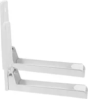 SHINEOFI 2Pcs Wall Mounted Microwave Shelf Folding Bracket for Saving Durable Support Frame for Various Microwave and Efficient