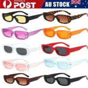 Retro Vintage Fashion 80s Rectangle Square Sunglasses Shades Women Ladies UV400