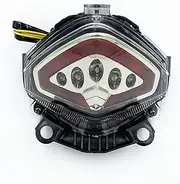Motorcycle Taillight Brake Turn Signal Integrated Light For CBR500R CB500F CB500X 2013 2014 2015(Clear)