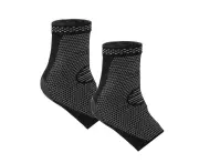 Ankle Support Joint Pain, Plantar Fasciitis, Achilles Tendon, Sprain Recovery Ankle,Grey,L