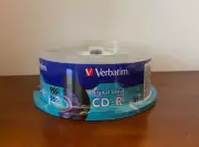 Verbatim Digital Vinyl CD-R 25 Pack Recordable Compact Disc NEW & SEALED