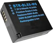 2100mAh DMW-BLG10 DMW-BLG10E BLG10 BLG10PP BLE9 BLE9E Battery for Panasonic Lumix DMC GF6 GX7 GF3 GF5 ZS100 ZS60 LX100 GX85 DC-ZS70 GX80