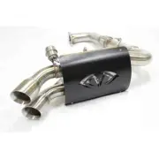 EVO RZR XP Turbo/ Turbo S Captains Choice Slip on Exhaust - BLACK
