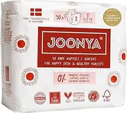 Joonya Baby Nappies, Size 2 S (3-6 kg) - 1 Bag of 30 - **New Range** - NonToxic, Eco-Friendly, Ultra Slim, Overnight Use - Made in Denmark