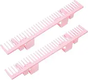 TOGEVAL 2pcs Hair Extension Holder and Hanger for Washing Coloring and Blow Drying Stylish No Drill Organizer with Innovative Hook System for Salon Home Use