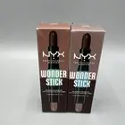 (2) WSR08 NYX Wonder Stick Dual-Ended Shaping Stick. Highlight & Contour Makeup
