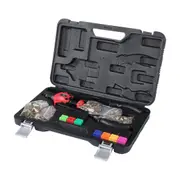 Nut Rivet Riveter Rivnut Nutsert Gun Tools 5 Mandrels Kit Thread M3-M12 230PCS