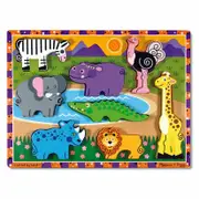 Melissa & Doug - Safari Chunky Puzzle