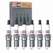 6 pc Champion Double Platinum Spark Plugs for 1997-2000 Mazda B4000 4.0L V6 eo (for: Mazda)