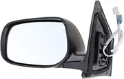 1Piece Non-Folding Durable Left/Right Side Mirror Auto Left/Right Hand LH Mirror Compatible With 09-13 Toyota Corolla(Left Side)