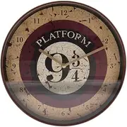 Wizarding World Harry Potter Platform 9 3/4 Wall Clock