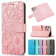 For iPhone 16 15 14 13 12 11 Pro Max X 8 Wallet Case Leather Magnetic Flip Cover