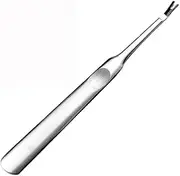 Professional Stainless Steel Cuticle Pusher Trimmer Remover Dead Skin Hangnails Nails Cleaner Scissors Remover Nipper Clipper/Nail Art Manicure Tool for Adult, Silver