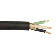 1000' 16/3 SJOOW Portable Power Cable Flexible CPE Jacket Black 300V