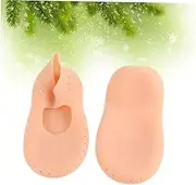 Parliky 1 Pair Elastic Boat Socks Breathable Moisture Wicking Room Socks for Men and Women Waterproof Beach Socks Skin Color Size M Ideal for Outdoor and Indoor Activities