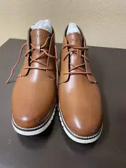 Cole Haan Zerogrand Chukka Leather Boots Shoes British Tan C35593 Sz 11 NEW