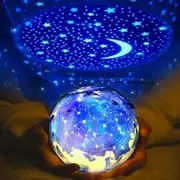 Star Night Light for Kids Universe Nightlight Projection Lamp Romantic Starfish Birthday New Bedroom Projector Lamp