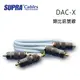 瑞典 supra 線材 DAC-X 類比訊號線/冰藍色/1M/公司貨