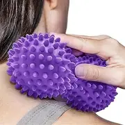 Massage Ball,Trigger Point Massage Ball - Ergonomic Muscle Relief Massager for Exercise Training Mobility Stress Reflexology Yoga Posture Back Foot