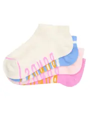 Bonds Girls Low Cut Fashion Sock 4 Pack