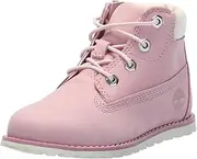 [Timberland] Boy's Pokey Pine Mid Side Zip Boot Closure