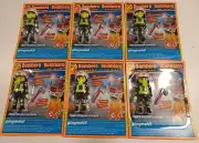 LOT 6 PLAYMOBIL - LIMITED EDITION FIREMAN FIREFIGHTER FIREGARD. NEW.