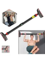 Pull-up Bar No Screw Installation Doorway Fitness Workout Chin-up Bar Adjusta...