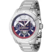 Invicta Men's Watch NFL New York Giants Silver, Blue and Red Dial Bracelet 47938