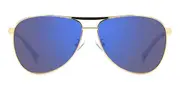 Polaroid PLD 2160/G/S/X Asian Fit Polarized J5G/5X Men's Sunglasses Gold Size 62