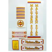 Malvern Star Sportstar decals for retro bicycle choice one set per sale