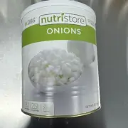 Nutristore Freeze Dried Food Storage Survival Camping Can Onions 12.7 Oz- 25yrs