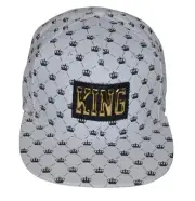 Popfizzy King Hat, Men’s Hip Hop Baseball Caps, King Snapback Hat