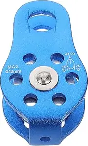 Yardwe Climbing Pulley System Fixed Micro Pulley Versatile Hauling Pulley for Outdoor Activities