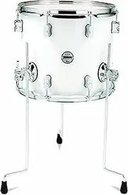 Pacific Drums PDCM1214TTPW 12 x 14 Inches Floor Tom with Chrome Hardware - Pearlescent White
