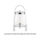 Drink Dispenser for Fridge with Spigot and Filtering Juice Jug for Outdoor