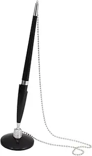 CANIGHT Sturdy Desktop Writing Pen Table Fixed Signature Pen Ballpoint Pen Counter Business Pen Black