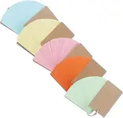 SHINEOFI Classic Style Memo Cards 5pcs Index Cards Ring Blank Flashcards for English Vocabulary for Students