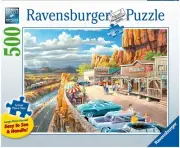 Ravensburger Scenic Overlook 500 Large Pc Format Puzzle - NEW - FREE Shipping
