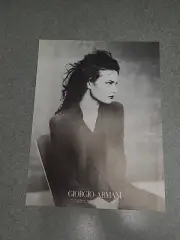Giorgio Armani Vintage Print Ad 1998 8x11 Great To Frame
