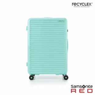 Samsonite RED 新秀麗 20/25/28吋行李箱/旅行箱TOIIS BLOSSOM可擴充PC防盜拉鍊_粉/綠