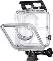 Action Camera Case Diving Protective Housing Transparent Underwater 40M Compat with Max Sports Camera Transparent One Size