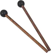 Yardwe 1Pair Durable Marimba Mallets Comfortable Percussion Sticks for Xylophone and Other Instruments for Beginners and Professionals for Musical Enthusiasts