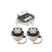 Front + Rear Engine Mount Kit for Audi A6 C7 1.8 2.0L 4Cyl Turbo 10/11-On