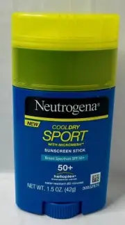 Neutrogena CoolDry Sport Sunscreen Stick SPF 50+ 1.5 oz Discontinued HTF READ
