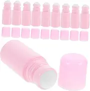 ERINGOGO 10Pcs Refillable Roller Essential Oil Bottles Travel Perfume Containers with Leak Design for Storing Perfume Lotion and Oils for Home Office
