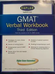 Kaplan GMAT Verbal Workbook 3rd Edition, Brand New, Free Shipping